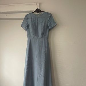 Revelry Becca chiffon in French blue